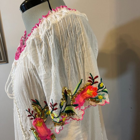 PilyQ Pink Crush Lana Embroidered Dress - Picture 5 of 10